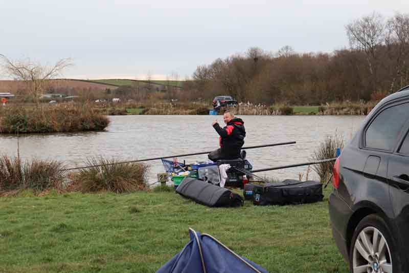 fishing lake, Bevercotes, Nottinghamshire