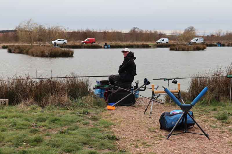 fishing lake, Bevercotes, Nottinghamshire